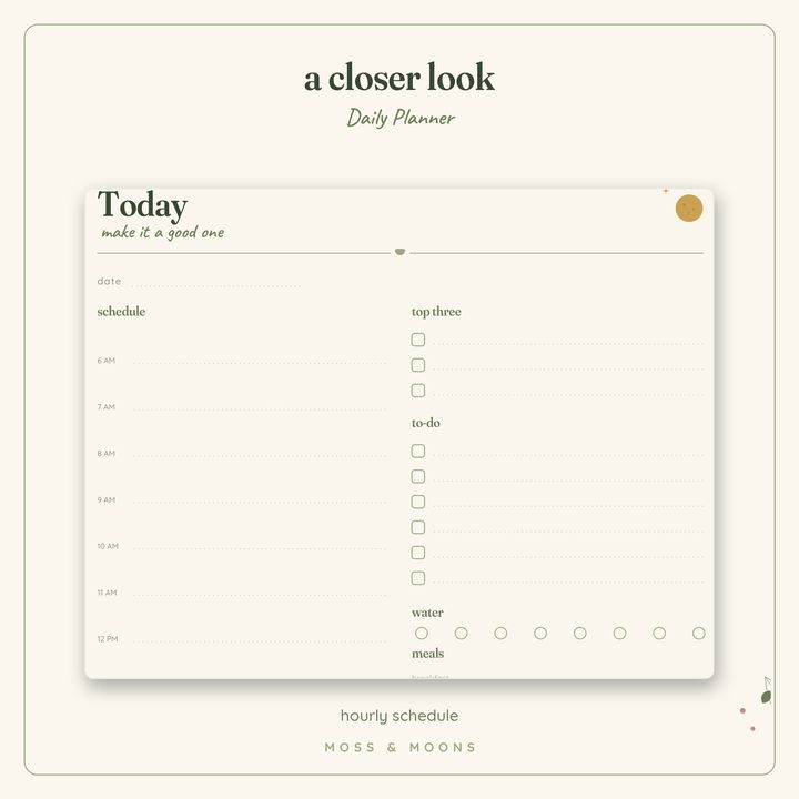 Daily Planner detail