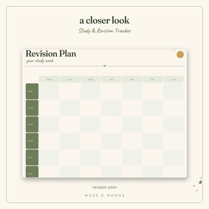 Study & Revision Tracker detail