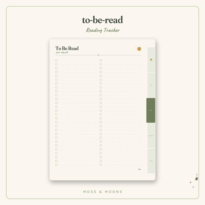 Reading Tracker inside pages