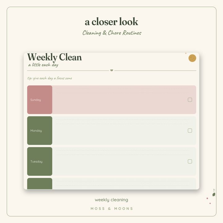 Cleaning & Chores detail