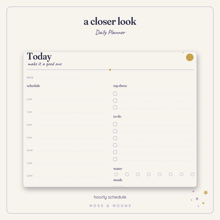 Daily Planner detail