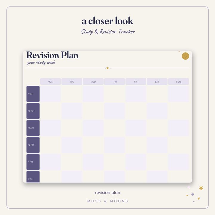 Study & Revision Tracker detail