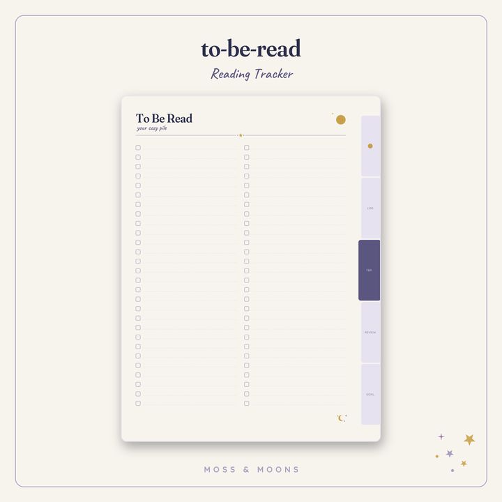 Reading Tracker inside pages
