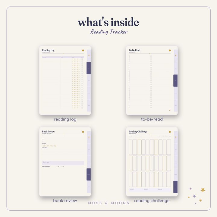 Reading Tracker inside pages