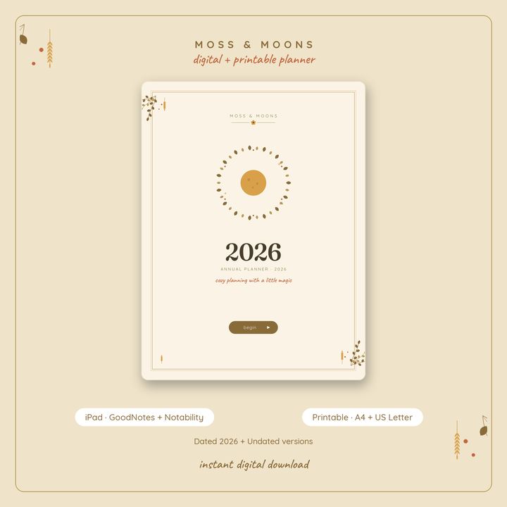 Honey Harvest 2026 Annual Planner