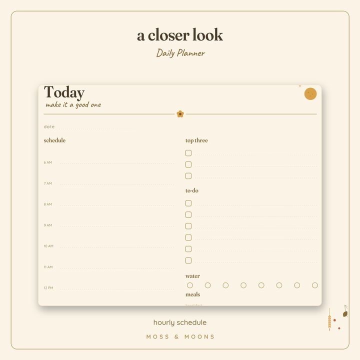 Daily Planner detail