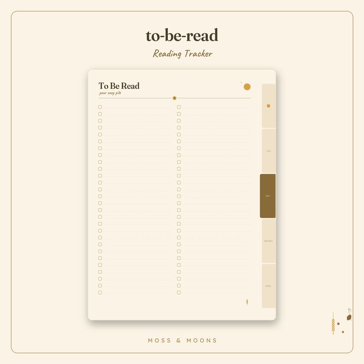 Reading Tracker inside pages