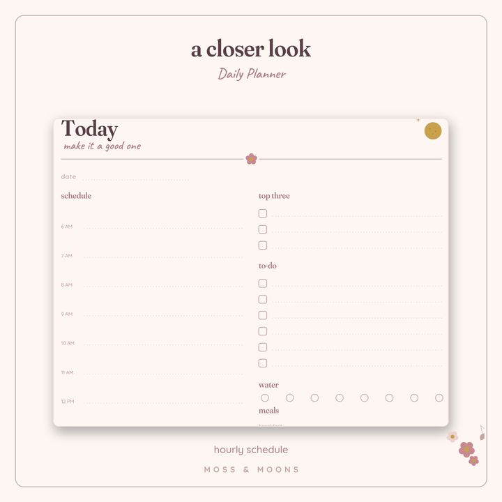 Daily Planner detail