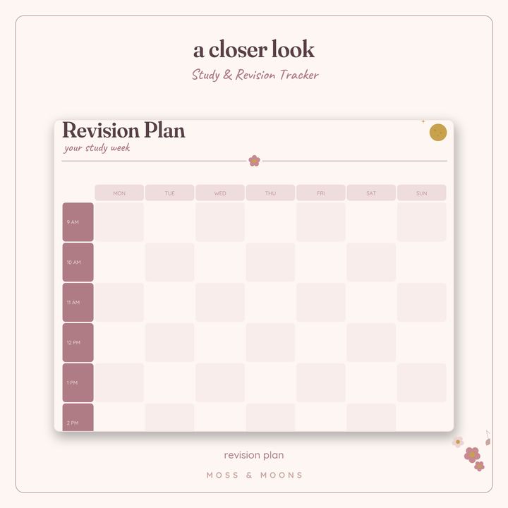 Study & Revision Tracker detail