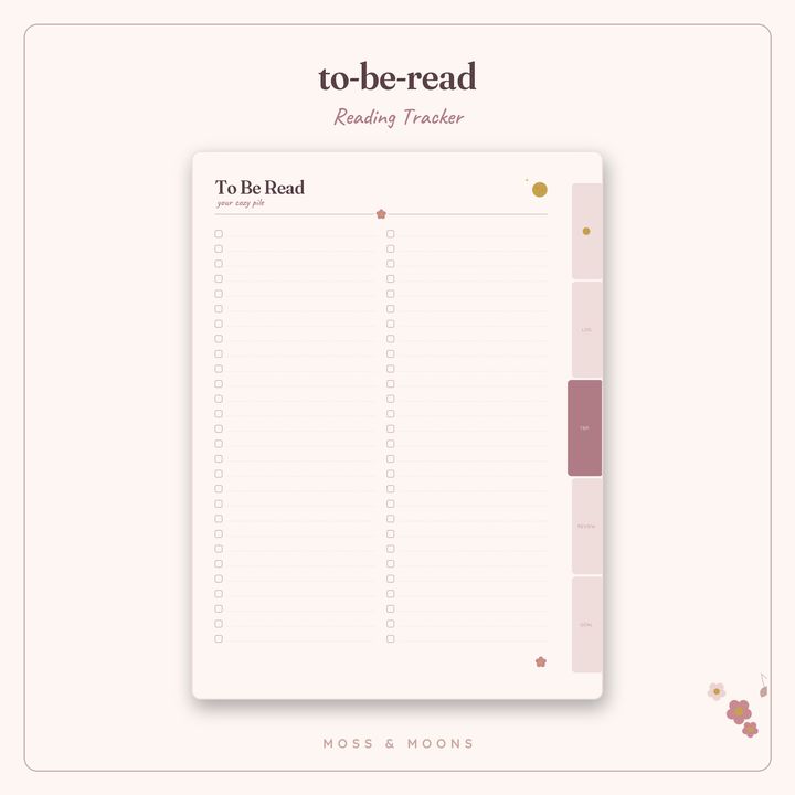 Reading Tracker inside pages