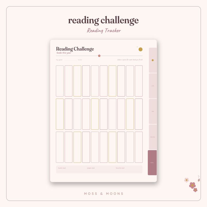 Reading Tracker inside pages