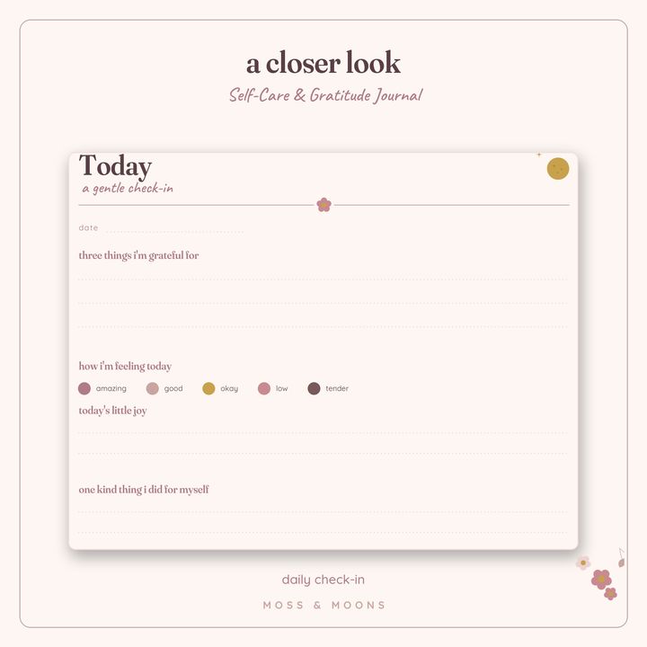 Self-Care Journal detail
