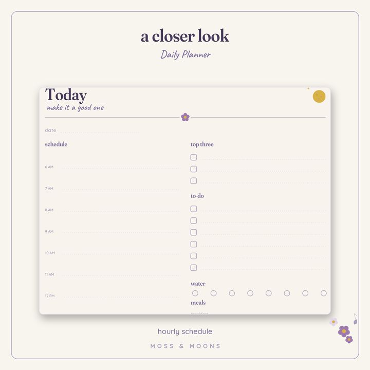 Daily Planner detail