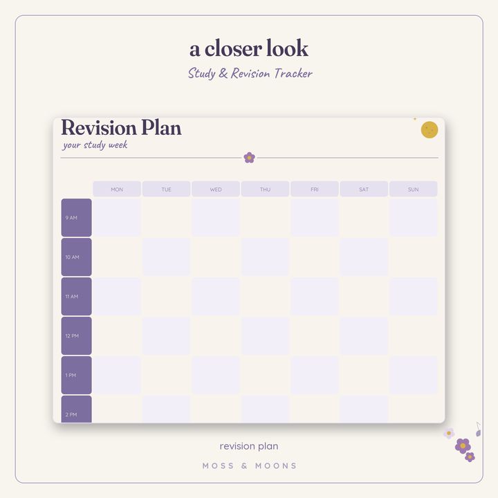 Study & Revision Tracker detail