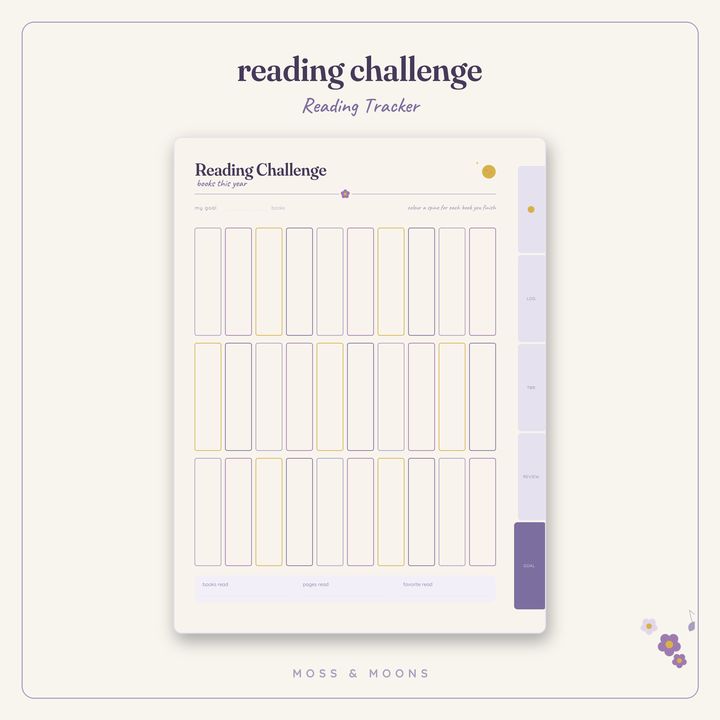 Reading Tracker inside pages