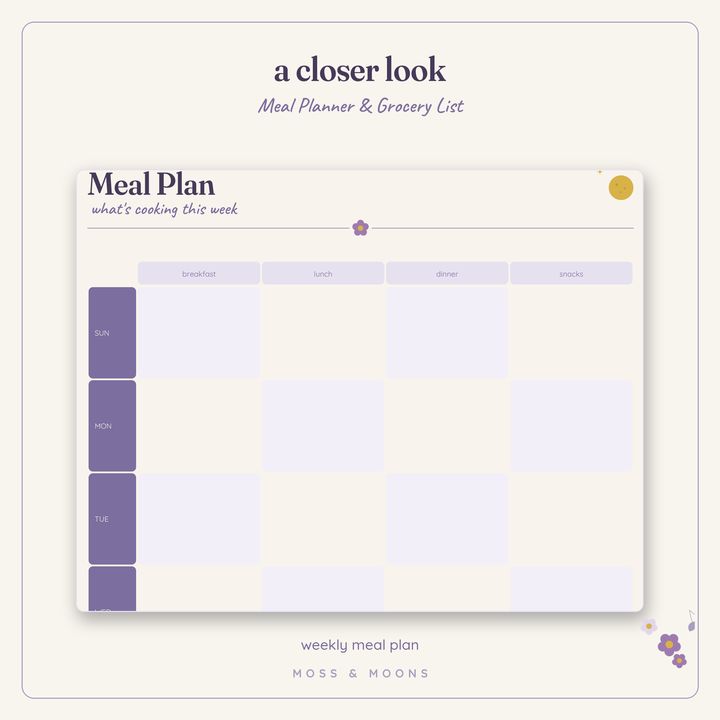 Meal Planner detail