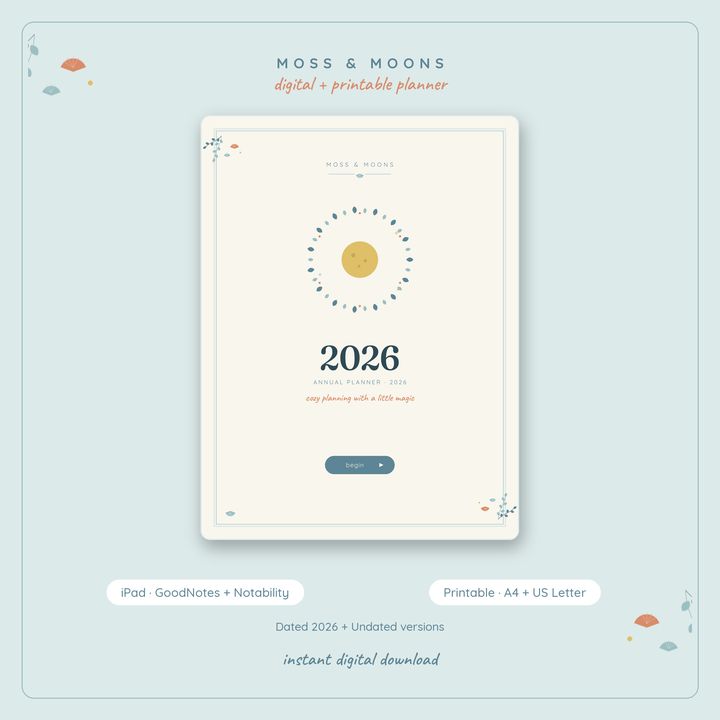Tide & Sea 2026 Annual Planner