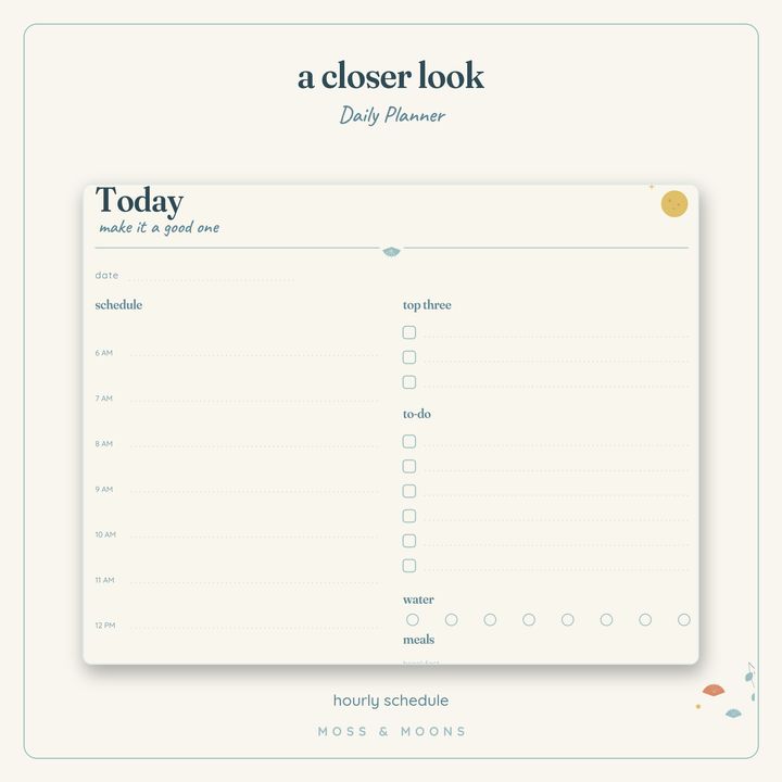 Daily Planner detail