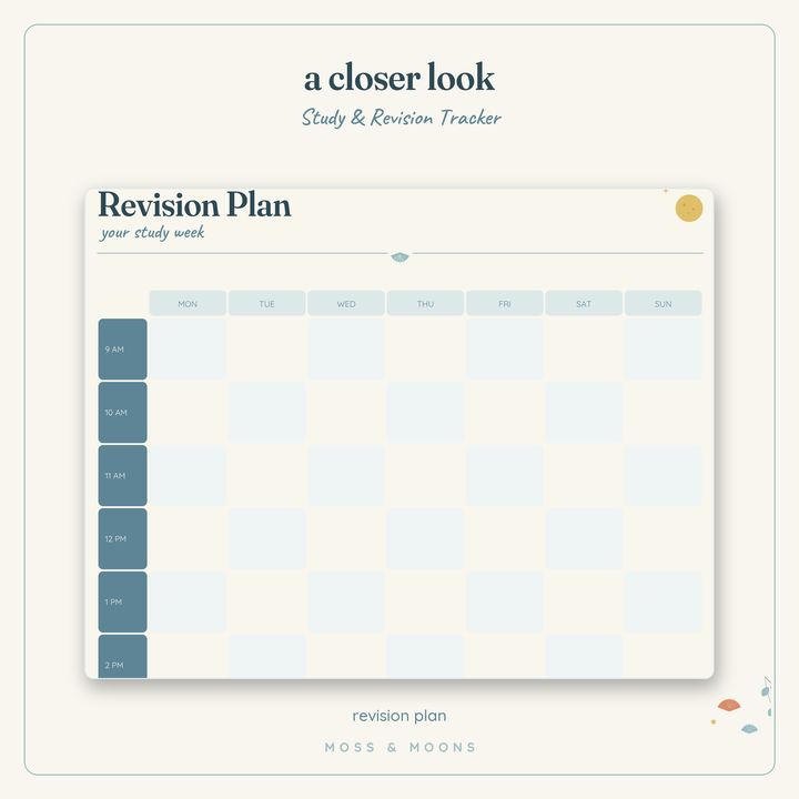 Study & Revision Tracker detail
