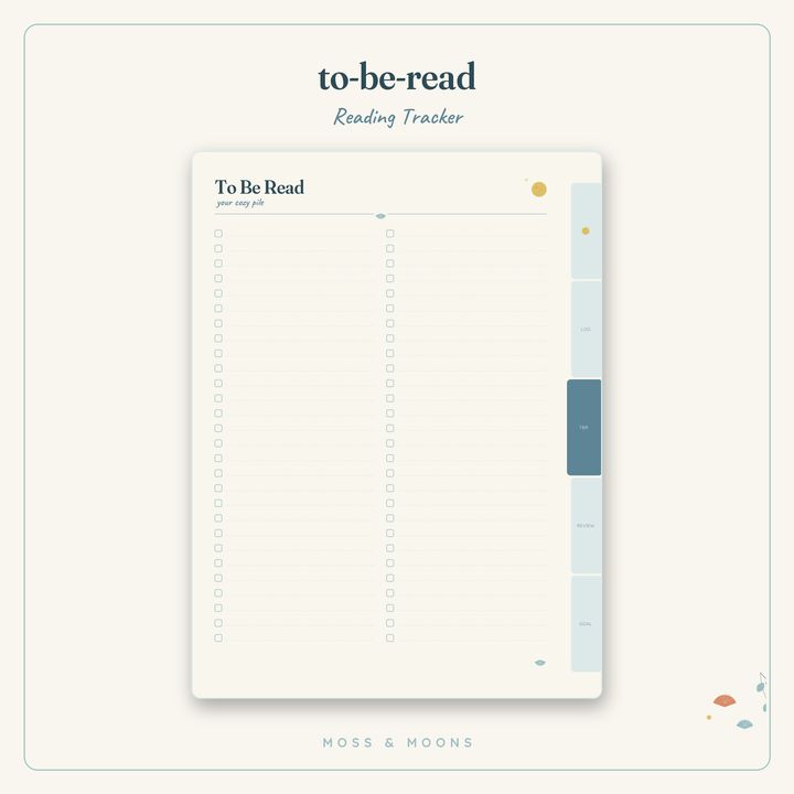 Reading Tracker inside pages