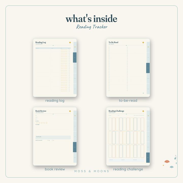 Reading Tracker inside pages