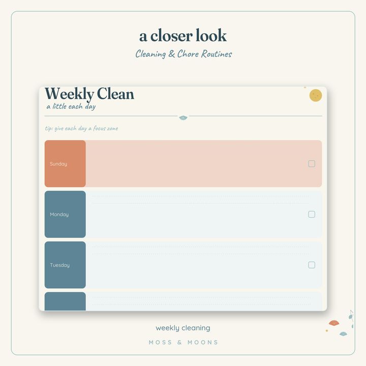 Cleaning & Chores detail