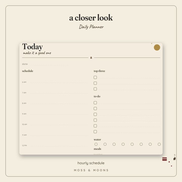 Daily Planner detail