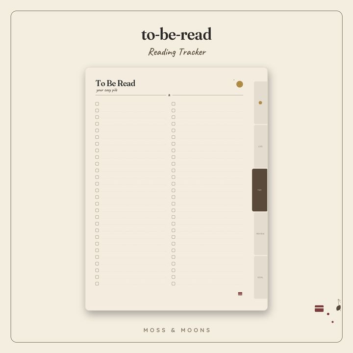 Reading Tracker inside pages