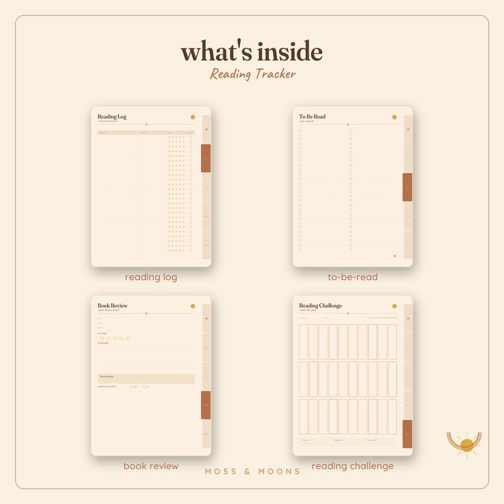 Reading Tracker inside pages