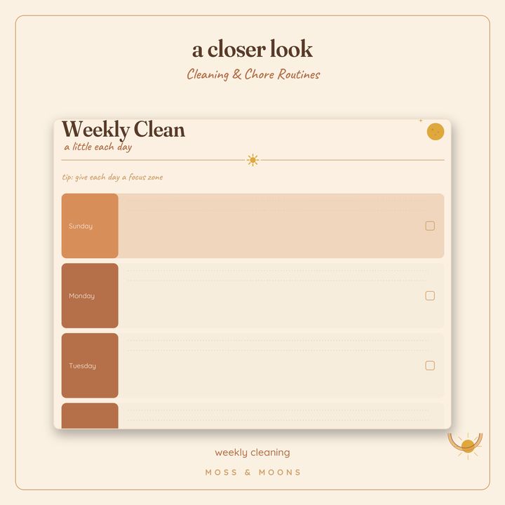 Cleaning & Chores detail