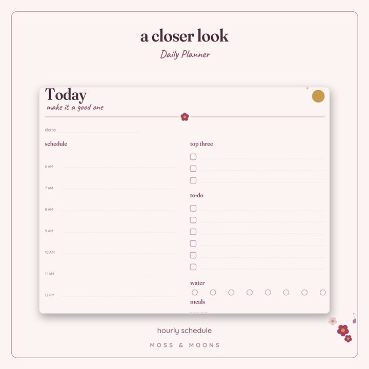 Daily Planner detail