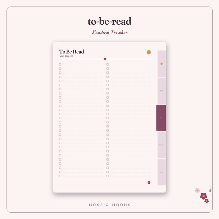 Reading Tracker inside pages