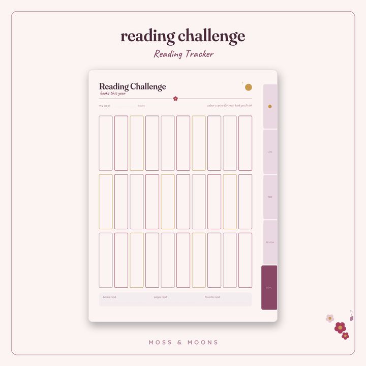 Reading Tracker inside pages