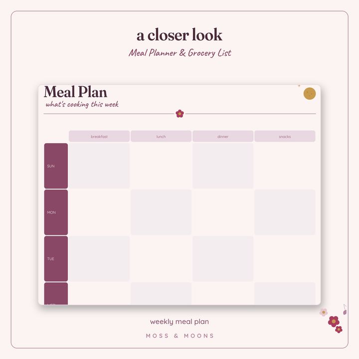 Meal Planner detail