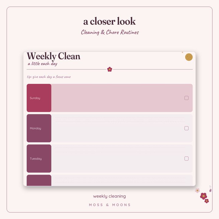 Cleaning & Chores detail