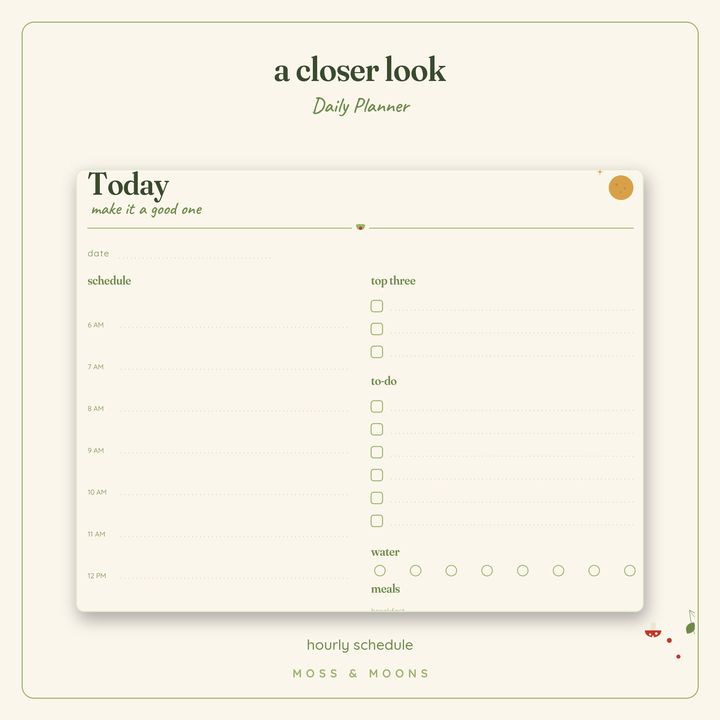 Daily Planner detail