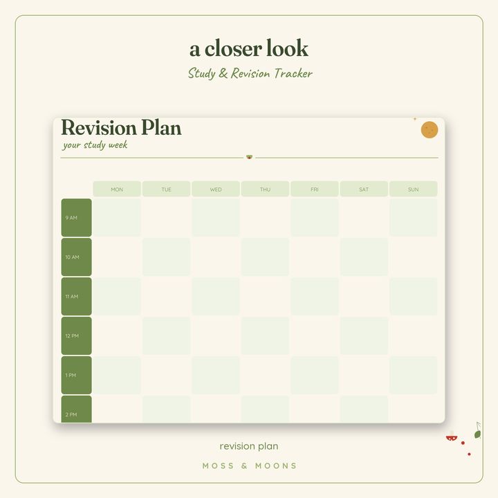 Study & Revision Tracker detail