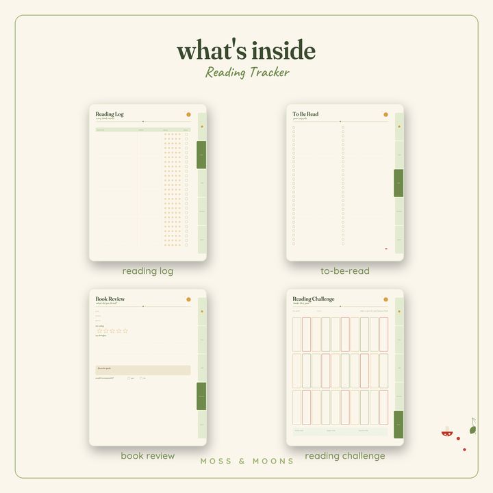 Reading Tracker inside pages