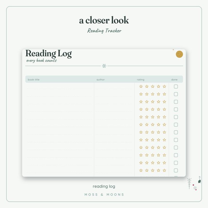 Reading Tracker detail