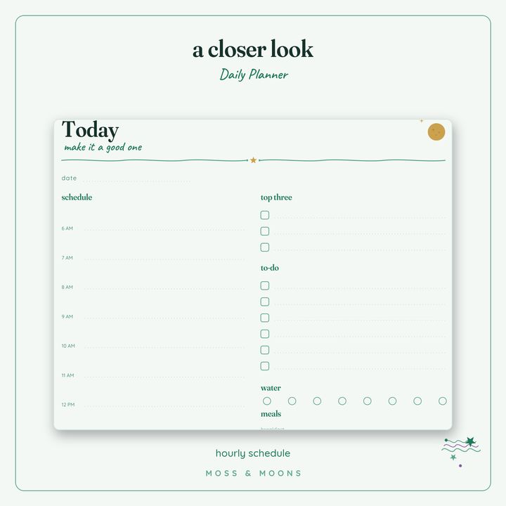 Daily Planner detail