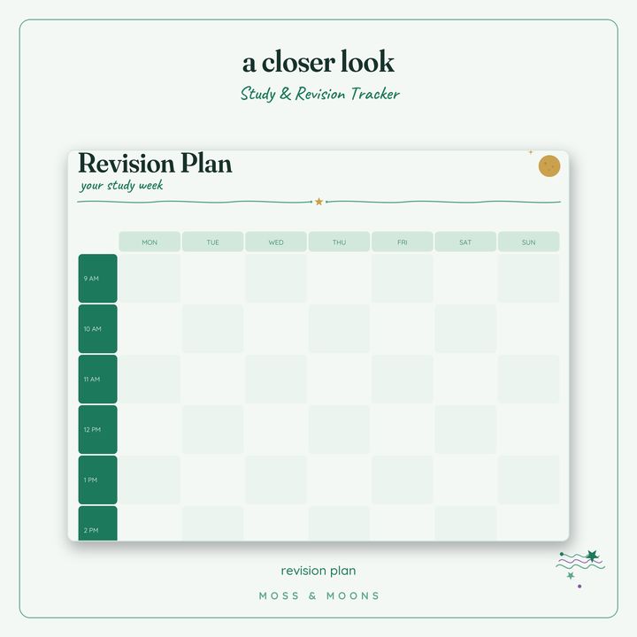 Study & Revision Tracker detail