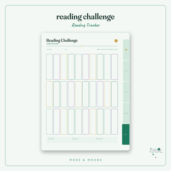 Reading Tracker inside pages
