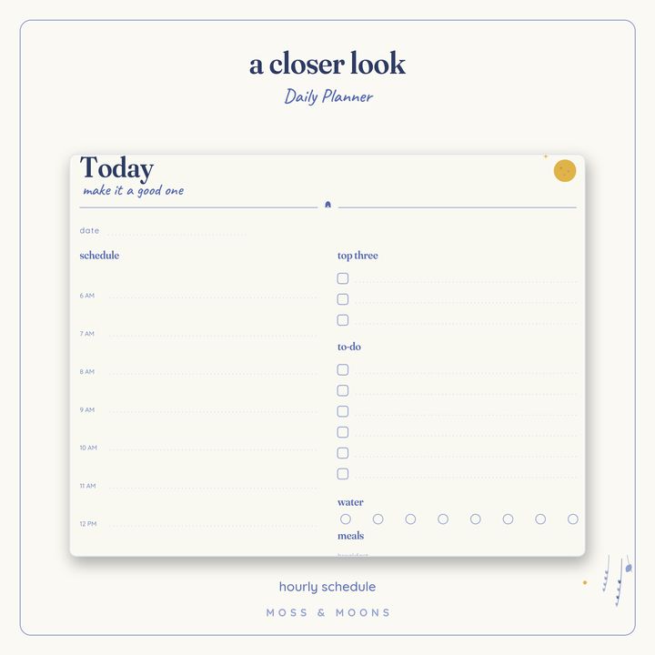 Daily Planner detail