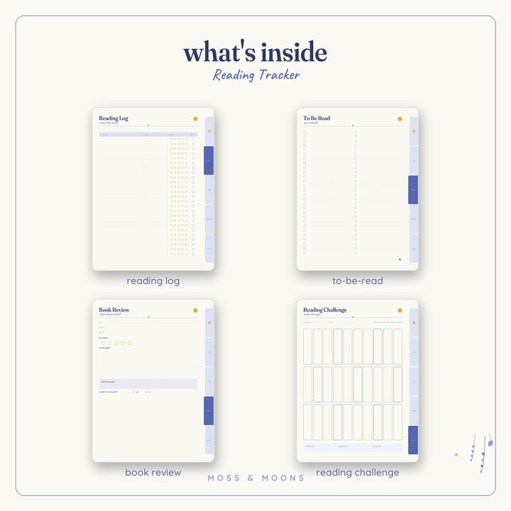 Reading Tracker inside pages