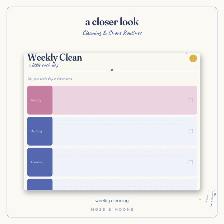 Cleaning & Chores detail