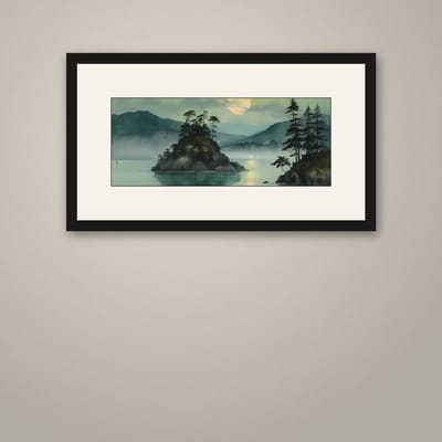 Glass Morning — framed art print on a wall