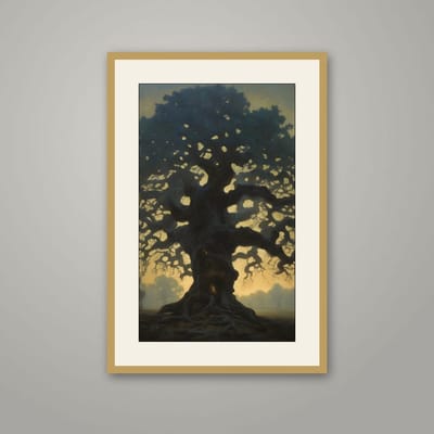 Hearth — framed in a styled room