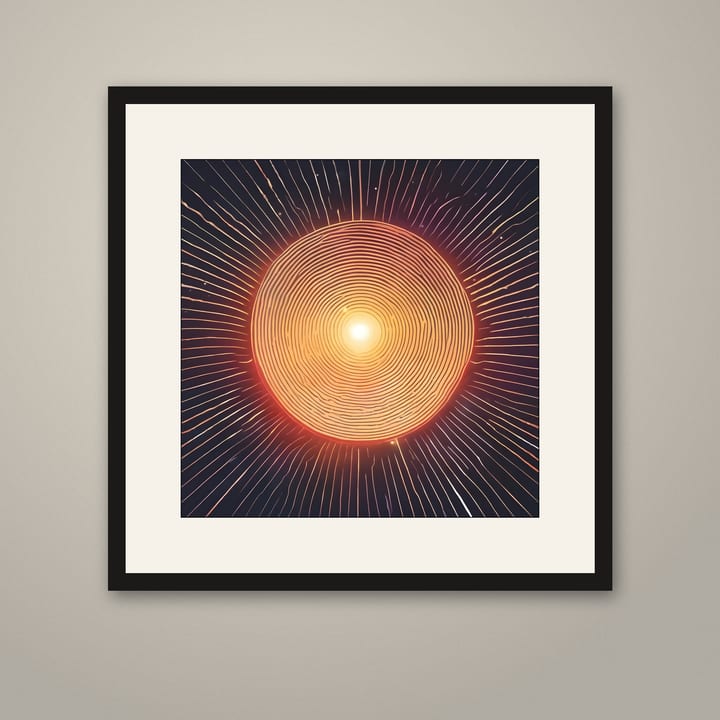 Solar Disc — framed art print