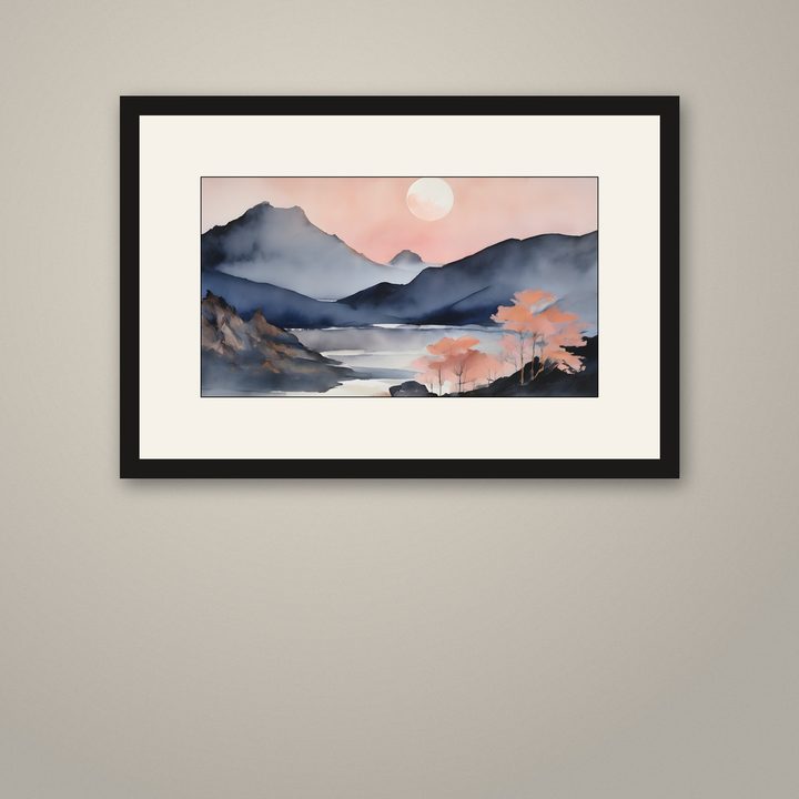 The Mountain Wakes — framed art print