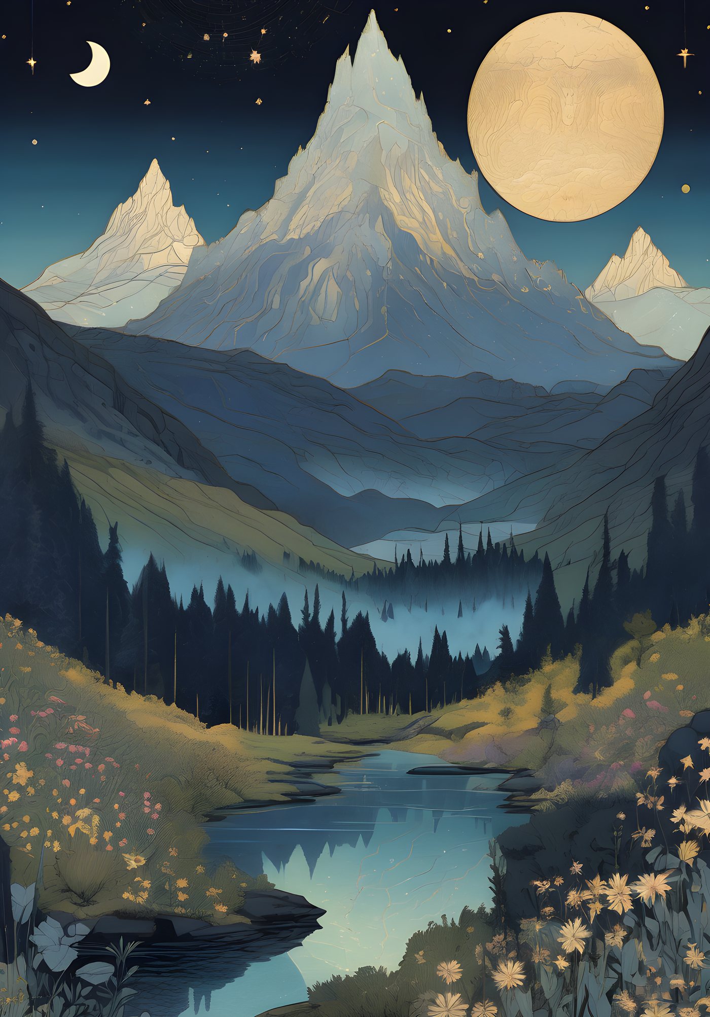 The Mountains Are Out — the full artwork